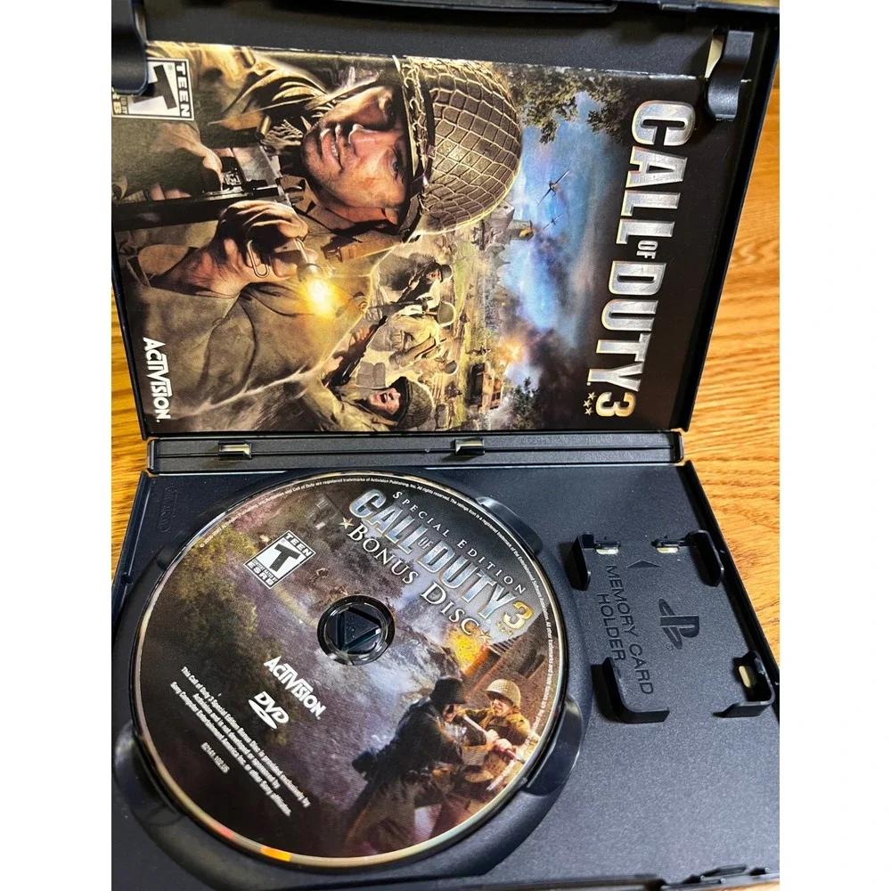 Call of Duty 3 Special Edition Greatest Hits PS2 PlayStation 2 w/ Bonus Disc